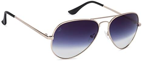 Golden Black Blue Gradient Full Rim Aviator Shape Medium (Size-58) Vincent Chase TOP VC S11739 -C11 Sunglasses