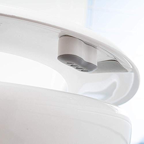 Bidet Toilet Seat Bumpers by JP Bathroom (Pack of 4) 5cm x 2cm Super Sticky Rubber Toilet Seat