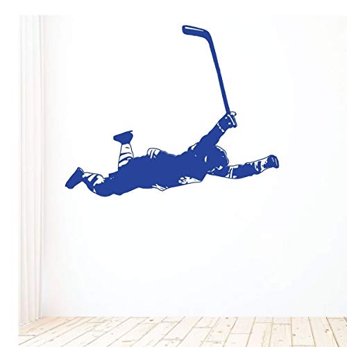 Hockey Wall Decor Vinyl Decal | Bobby Orr, The Flying Goalie Vinyl | Sports Decoration