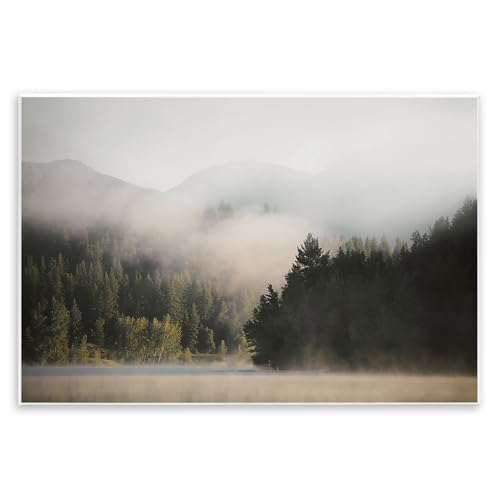 Stupell Industries Rolling Fog Woodland View Wall Plaque Art Design by Carol Ro…