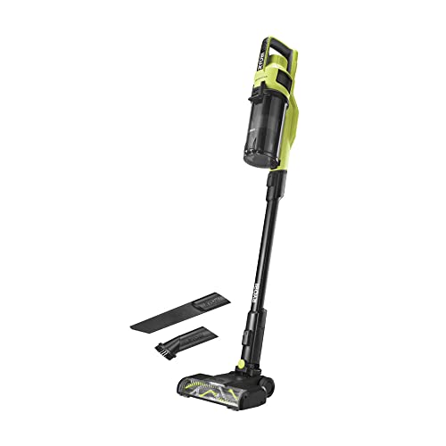 RYOBI 18 V ONE+ Brushless Akku-Staubsauger RSV18BL-0 (Luftstrom 900 l/min, Behältervolumen 800 ml, ohne Akku und Ladegerät), Grün & Anthrazit