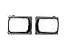92-95 94 TOYOTA PICKUP 4WD HEADLAMP HEADLIGHT DOOR SET
