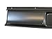 1994-2003 Chevy S10 Pickup (Fleetside) / Sonoma (Fleetside) Rear Bumper Roll Pan with License Holes Primed Paint to Match