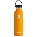 Hydro Flask 21 oz Vacuum Insulated Stainless Steel Water Bottle, Standard Mouth with Loop Cap, Mango