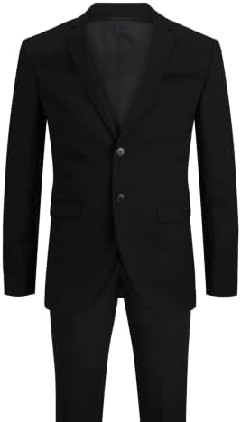 Herren Jprfranco Suit Noos Business-Anzug Hosen-Set, Schwarz, 46 EU