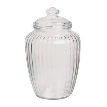 Amazon Com Anchor Hocking Ribbed Clear Glass 60 Oz Optic Cookie