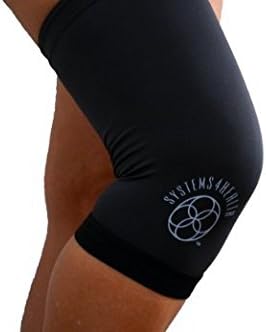 Systems4Health Knee Compression Sleeve - Relief for Knee Arthritis, Pain, Soreness, Injury (4XL)