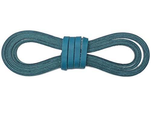 Leather Cord and Lacing, Straps 1/4 x 72 inches for Baseball Gloves and Softball Mitts Laces or Craft Projects (Teal)