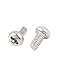 uxcell - a15070200ux0006eu a15070200ux0006 M2 x 4mm 304 Stainless Steel Phillips Round Head Screws Bolt (Pack of 60)