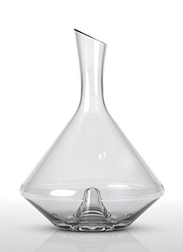 Miko Wine Decanter, Hand Blown 100% Lead Free Crystal Clear Wine Decanter Set With 4 Cabernet Wine Glasses And Sphere/Indent Wine Carafe - Thumbnail 2