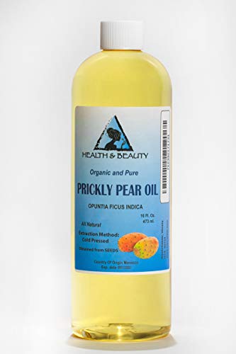 Prickly Pear Seed Oil Organic Cold Pressed Premium Natural 100% Pure 16 oz