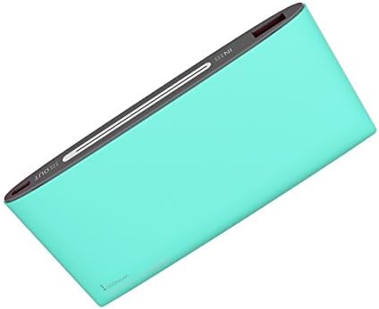 Lepow Phone charger POKI, One of the Smallest and Lightest 10000mAh External Batteries, Ultra-Compact, High-speed Charging Technology Power Bank for iPhone, Samsung Galaxy and More-Green