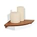 InPlace Shelving, 0199010, Corner Shelf Kit, 10 Inches Wide x 10 Inches Deep x 1.88 Inches High, Honey Oak