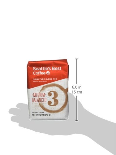 Seattle's Best Coffee Portside Blend (Previously Signature Blend No. 3) Medium Roast Ground Coffee, 12-Ounce Bag