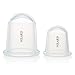 Cupping Therapy Set & Free Silicone Beauty Sponge - 2 Anti Cellulite Suction Cups & 4 Anti Aging Facial Cups Reduces Fine Lines & Wrinkles for Professional & Home use by Solaris NY