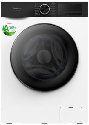 Corberó - Máquina de Lavar Roupa de Carga Frontal | CLT120514VIN | 12 kg | 1400 RPM | 16 Programas | Função de Vapor | Branco