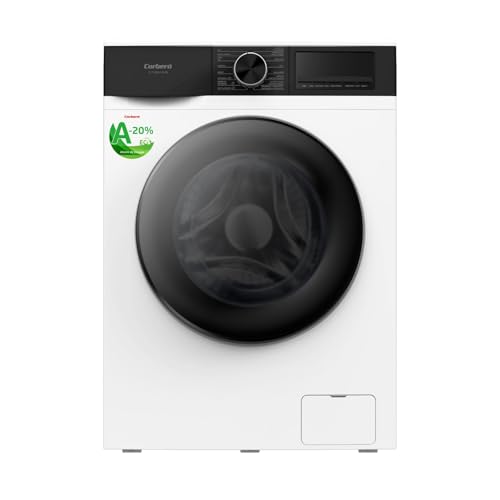 Corberó - Lavadora Carga Frontal | CLT120514VIN | 12 Kg | 1400 RPM | 16 Programas | Función Vapor | Blanco