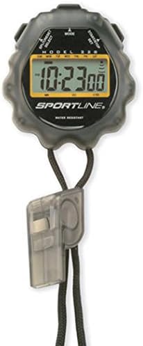 Sportline 228 Giant Sports Timer Alarm Counter Digital Stopwatch + Whistle