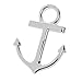 Cosmos ® 50 Pcs Anchor Sign Charms Pendants Jewelry Making Accessory