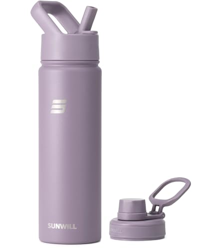 SUNWILL Insulated Water Bottle 22 oz