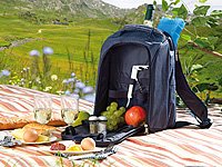 Xcase Thermo-Picknick-Rucksack mit Kühlfach, bestückt für 2 Personen – Bild 7