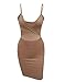 Doramode Sexy Strap Backless Cut-Out Bandage Bodycon Clubwear Midi Dress For Women