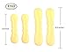 Styla Hair Magic Hair Bun Maker 4 Pack (2 Small, 2 Large) Foam Sponge Buns Shaper Accessories Strong Flexible Reusable Bun Twister for Updo’s, Ballet Buns, French Twist, Waves & more! (Blonde)