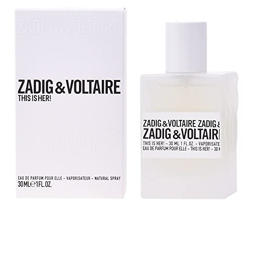 ZADIG&VOLTAIRE Damen Eau de Parfum This Is Her 30 ml, Sambacjasmin (Melati Putih), Rosa Pfeffer