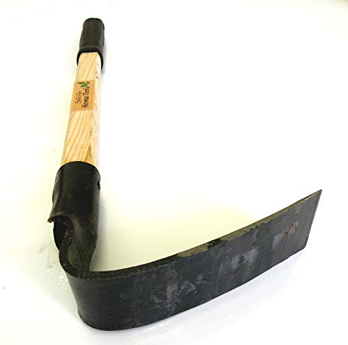 Solidaim Tools Forged Adze Hoe,Professional Small Pick Mattock Classic Digging Tool ,Imported Japan Steel With its Fine Sharpened Blade Great for Cultivating and Weeding- Forged Adze Hoe, 14-inch Overal in Length x 7-inch Blade.
