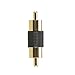 VCE 5-PACK Gold Plated RCA Male to Male RCA Coupler Connector
