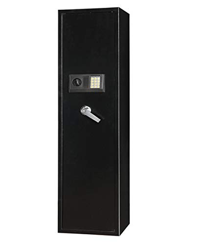 Gearmart Fast Access Rifle Safe Large and Durable for 5-Gun Shotgun Cabinet