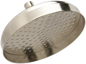 Huntington Brass PL12SH8 Classic 8-Inch Rain Shower Head, Satin Nickel