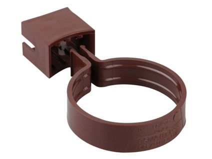 Pk of 2 x 0T033N (Brown) Concealed Screw Pipe or Socket Bracket 68mm (2.5")