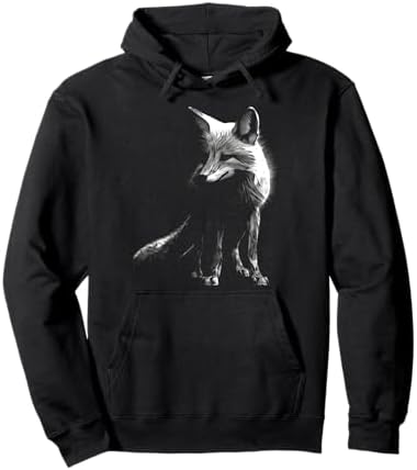 Amazon.com: White Fox - Blue Eyes Art Animal Fox Pullover Hoodie