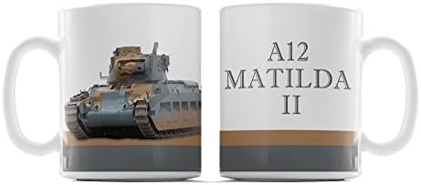 A12 Matilda II Tank, Military Themed Design, 10oz Ceramic Mug