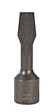 Stanley Proto J5407A 1/2-Inch Drive Slotted Screwdriver Bit Socket, 7/16-Inch