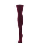 MeMoi Quality Fuzzy Winter Sweater Rib Tights