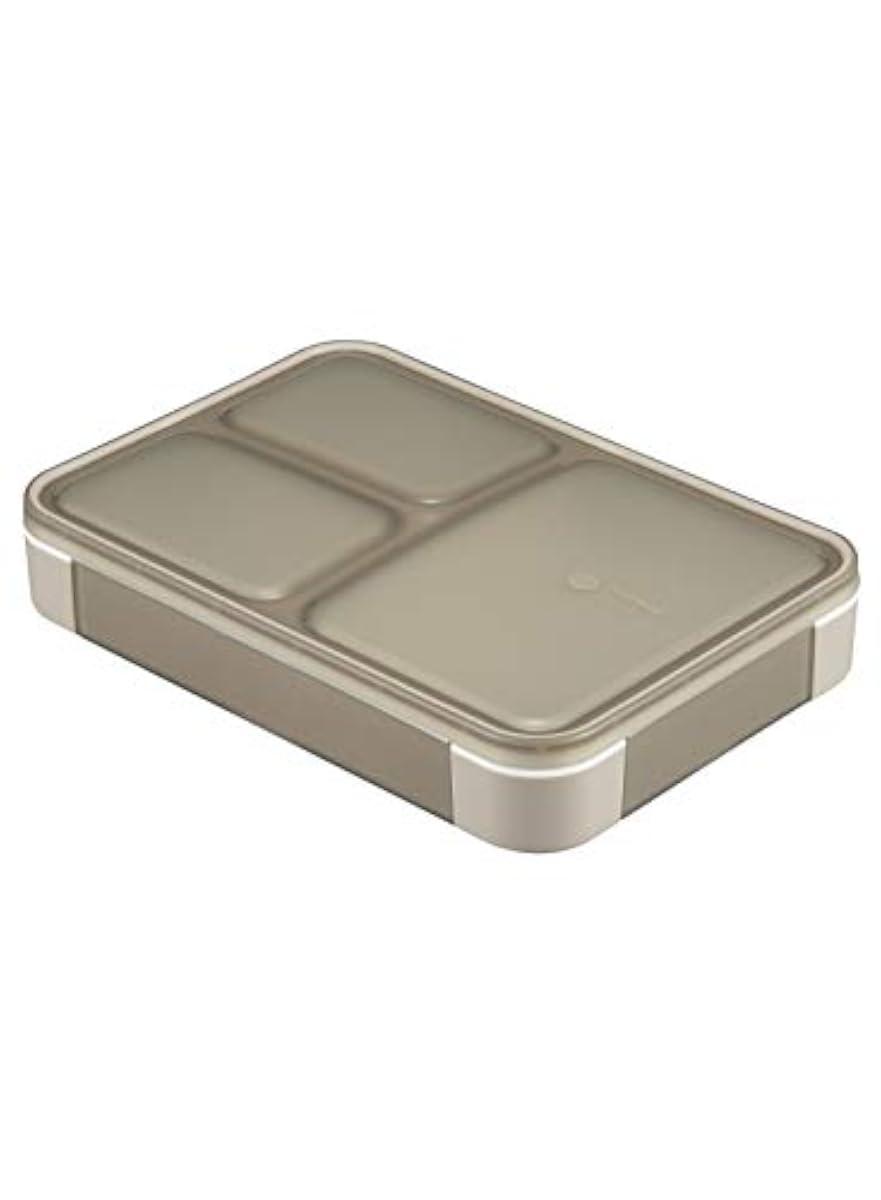 [해외] CB JAPAN DSK BENTO BOX, ANTIBACTERIAL, GRAY BEIGE, THIN, FOODMAN ...