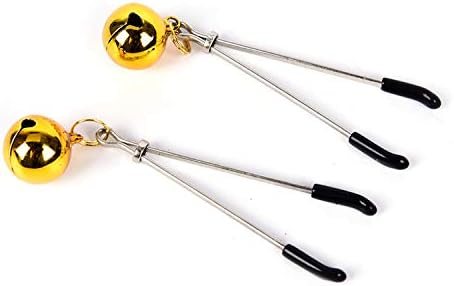 JLKIEFIRE 1 Pair NĂpplĂȘ Clamps with Jewelry BrĂȘast Labia Clips Clit Clamp for Couple Adjustable Erotic Product Exotic Accessories