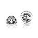 Silvershake 3mm Extra Petite Natural Round Shape Moonstone 925 Sterling Silver Stud Earrings