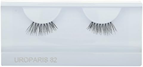 UROPARIS False Eyelashes for Women, 82, Black