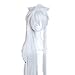Toptheway Long Straight White Costume Anime Cosplay Synthetic Unisex Wig
