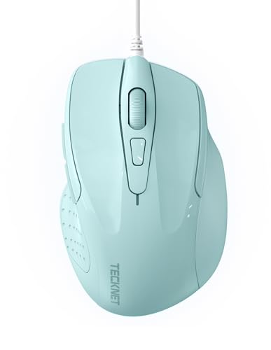 TECKNET Wired Ergonomic Optical Mouse