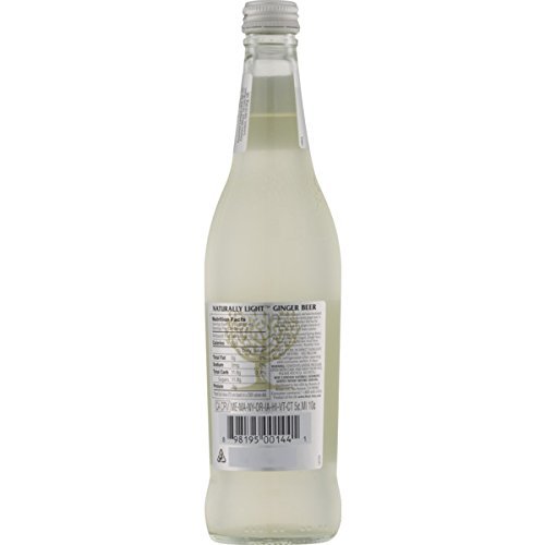 FeverTree Naturally Light Ginger Beer, 6.8Ounce (24 bottles) with