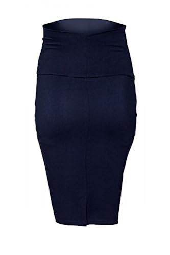 Zeta Ville Womens Maternity midi Length Pencil Skirt Stretch