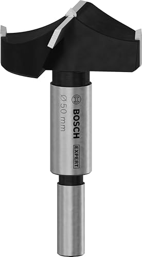 Bosch 1 punta per trapano a cerniera Expert in legno laminato (per piastre rivestite in plastica, piastra per mobili in legno massiccio, diametro 50,00 mm, accessori professionali)