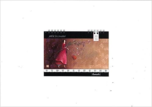 Aquarupella 2019 Gaëlle Boissonnard Tischkalender: 13 x 18 cm Tischkalender