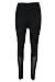 Dearlovers Women Slim Fit Sport Legging with Mesh Large Black