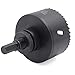 Acekit 3 Inch Hole Saw, 76mm BI-Metal Hole Cutter With 1/2 Inch Hex Shank Arbor Drill Bit For Wood Plywood Laminated PVC Board,Plastic Pipe,Aluminum Alloy And Metal Sheet
