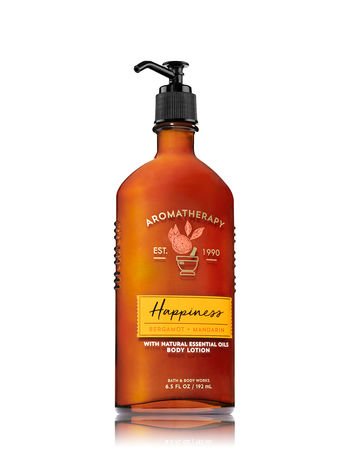 [Bath & Body Works/basubodyiwa-kusu] Body Lotion Aromatherapy Happiness berugamottomandarin Body Lotion Aromatherapy Happiness Bergamot Mandarin 6.5 fl oz/192 ml [parallel import goods]
